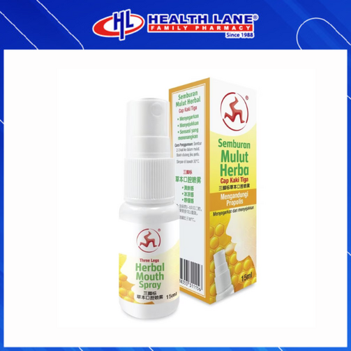THREE LEGS HERB MOUTH SPRAY 15G THREE LEGS HERB MOUTH SPRAY 15G